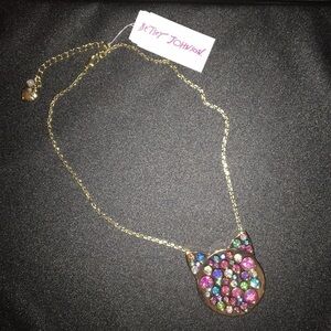 NWT Betsey Johnson Cat Necklace
